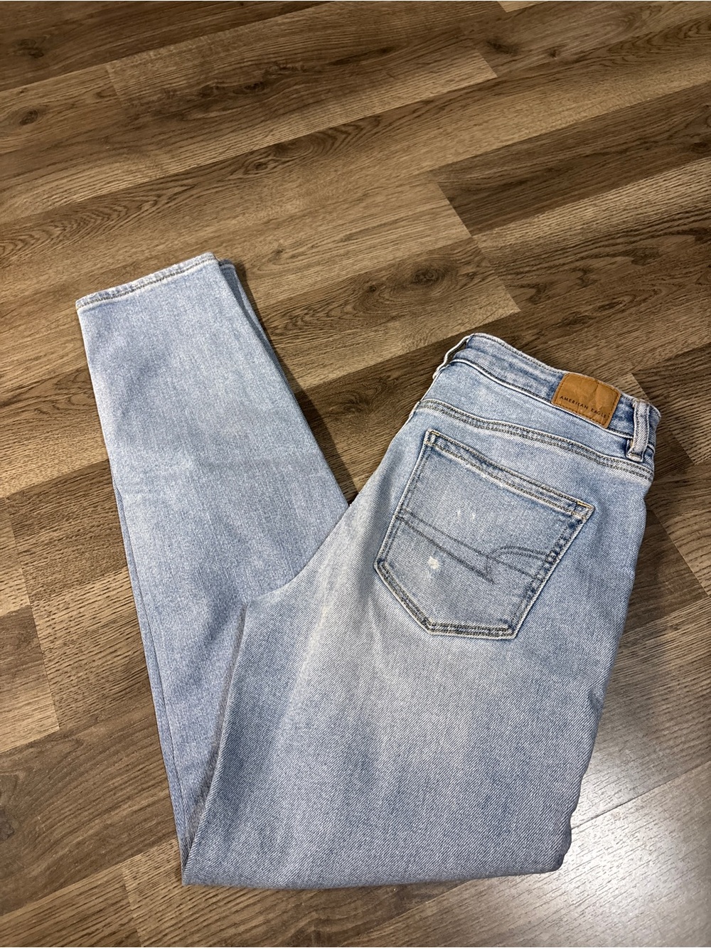American Eagle Outfitters Light Blue Straight Leg Jeans